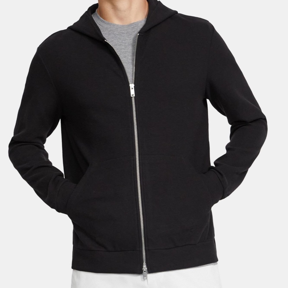 Theory Navy Full Zip Hoodie